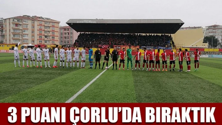Edirnespor'aÂ  Çorlu tokadı
