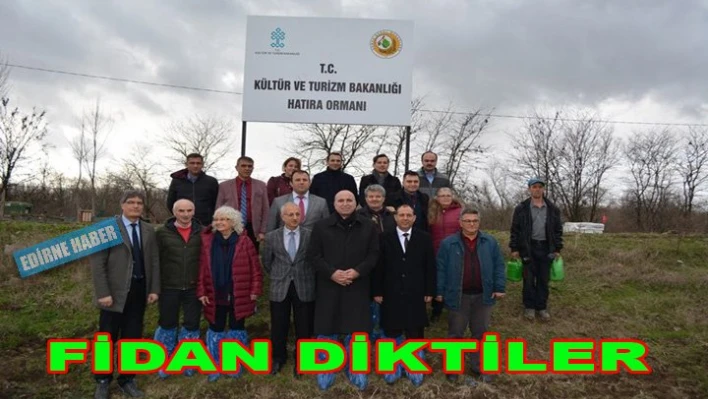 Hatıra ormanı kurdular