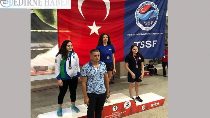 Edirneli Sporcudan Türkiye Rekoru