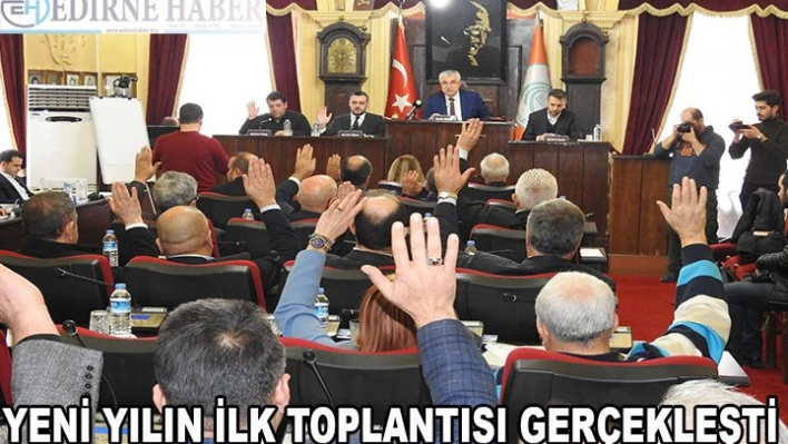 Yeni yılın ilk toplantısı gerçekleşti