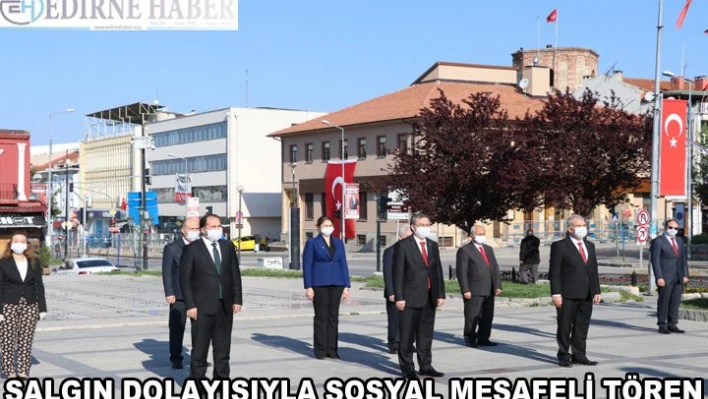 Salgın Dolayısıyla Sosyal mesafeli törenÂ 