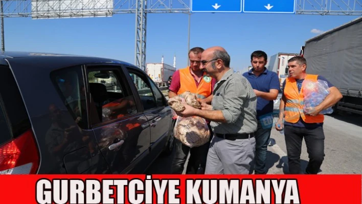 Gurbetçiye su Â ve kumanya takviyesi