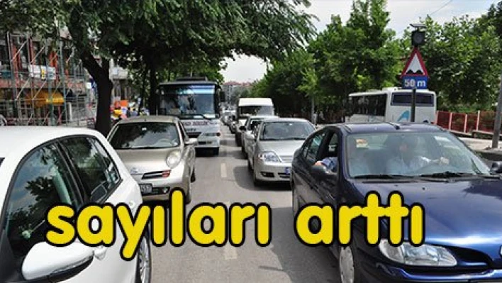 Taşıt sayımız artıyor