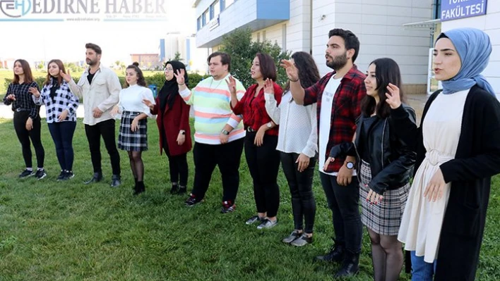 Trakya'yı işaret diliyle tanıttılar