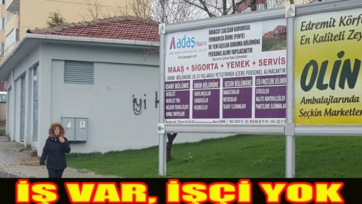 Personel bulamadı, Bilbord ilanı verdi