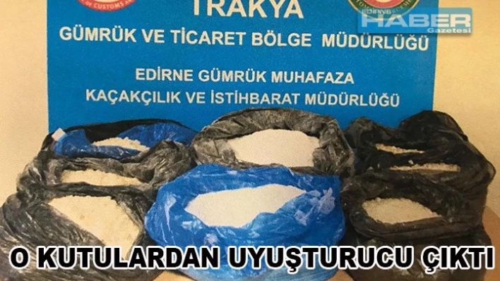 Protein tozu kutularından uyuşturucu çıktı