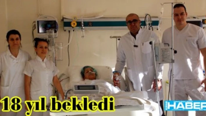  18 yıllık bekleyişte mutlu son