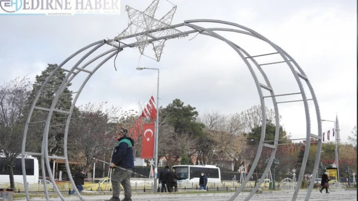 Edirne yılbaşına hazırlanıyor