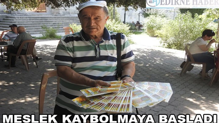 Meslek Kaybolmaya Başladı