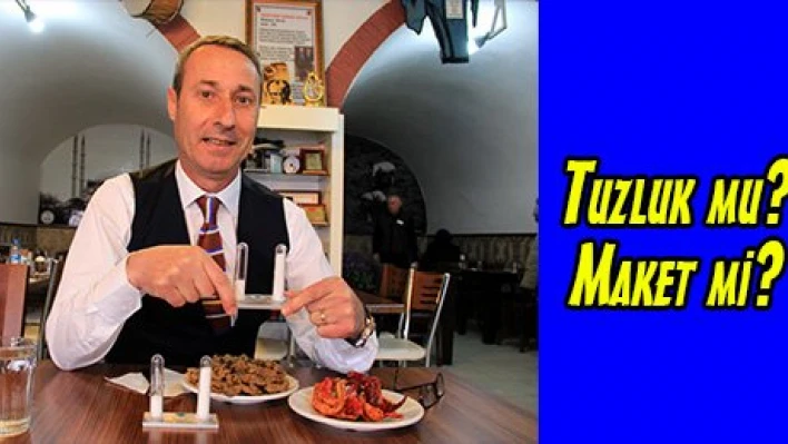 Tuzluk mu? Maket mi?