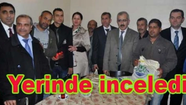 Projeleri inceledi
