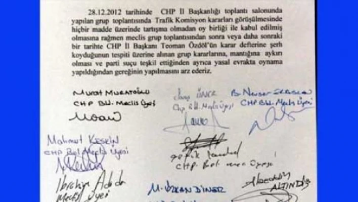 CHP İl Başkanı şikayet ediliyor