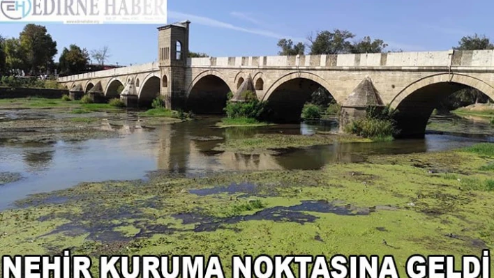 NEHİR KURUMA NOKTASINA GELDİ