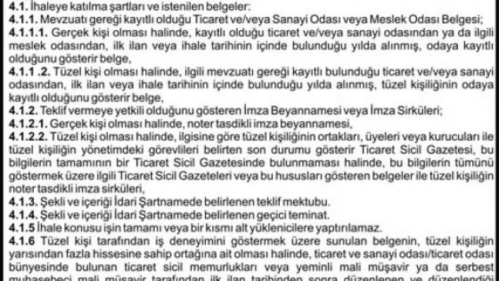 ARAÇ KİRALAMA HİZMETİ ALINACAKTIR