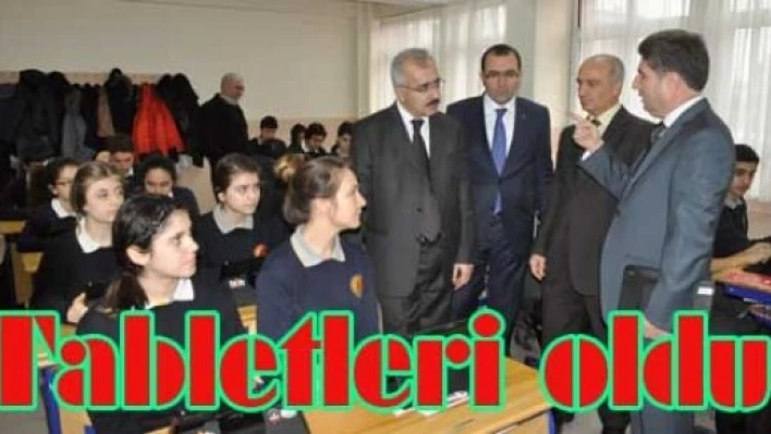 Onların da tableti var