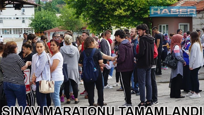 SINAV MARATONU TAMAMLANDI