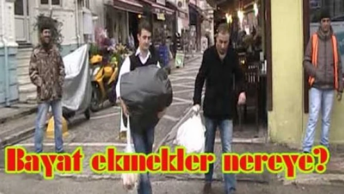 Bayat ekmekler hayvanlara yem oldu
