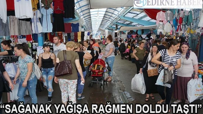 Yağmura Rağmen Doldu Taştı