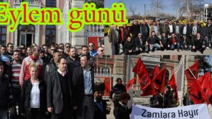 Edirne’de eylem günü
