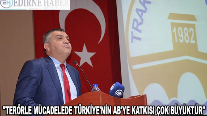 'Terörle Mücadelede Türkiye'nin AB'ye Katkısı Çok Büyüktür'