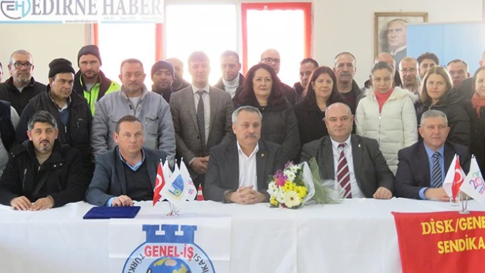 Lüleburgaz Belediyesinde TİS imzalandı