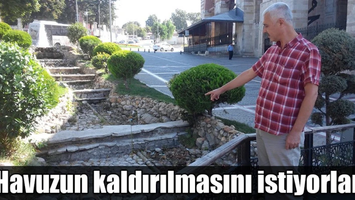 'Bu havuzu kaldırın'
