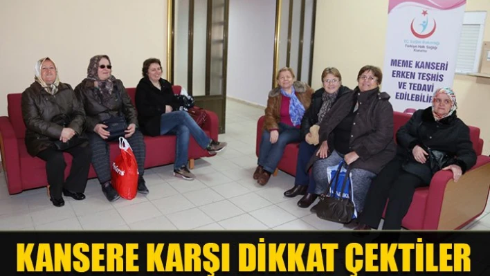 Kanser taramasından geçtiler