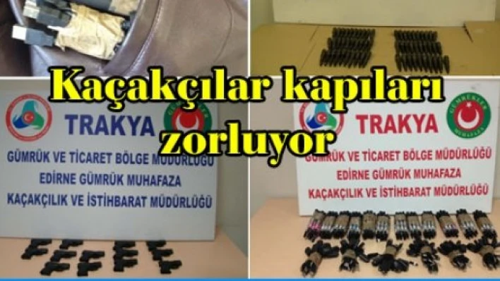  Kaçakçılar kapıları zorluyor