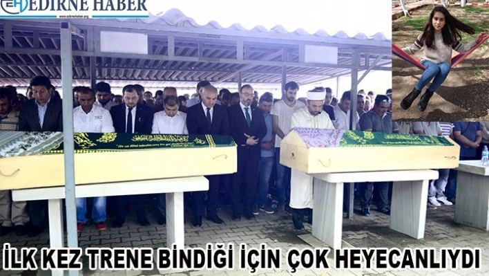 Trene ilk kez binmişti
