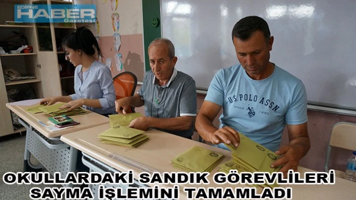 Sandıklar açıldı.