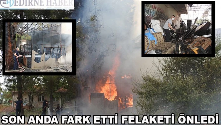 Son anda fark etti felaketi önledi