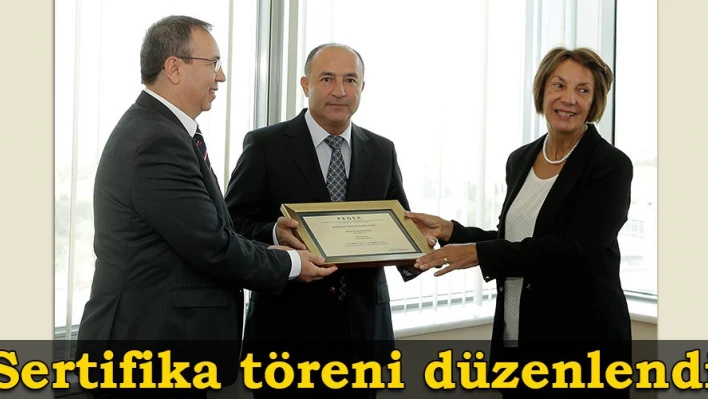 Akreditasyon Sertifikası aldılar