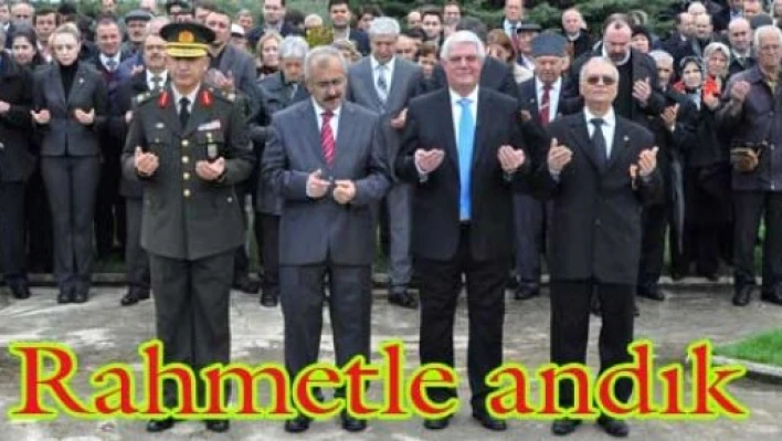Şehitlerimizi rahmetle andık
