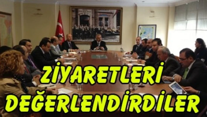  Ziyaretleri değerlendirdiler