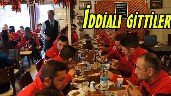 İddialı gittiler