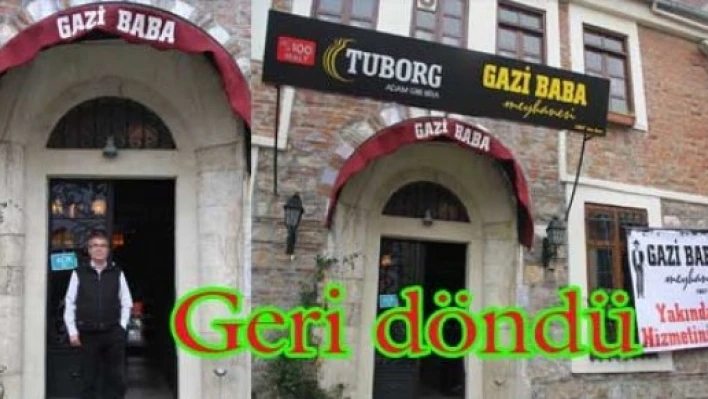 Gazi Baba geri döndü