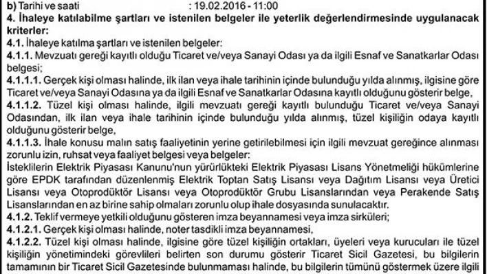 ELEKTRİK ENERJİSİ