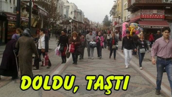  Edirne doldu, taştı