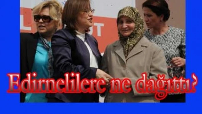 Bakan umut dağıttı