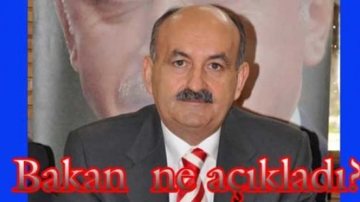 Bakan resmen açıkladı