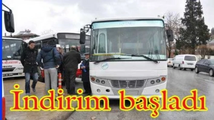 Yüzde 50 indirim uygulaması başladı
