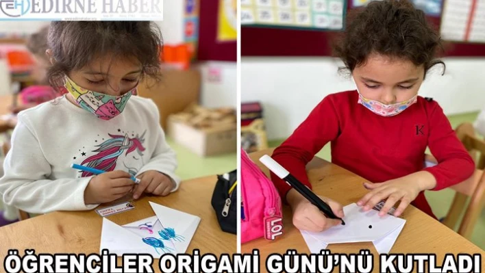 Öğrenciler, Origami Günü'nü kutladı