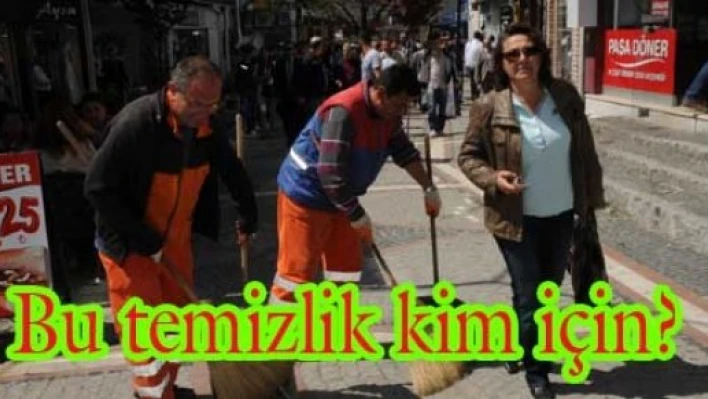 Önce temizlik, sonra ziyaret