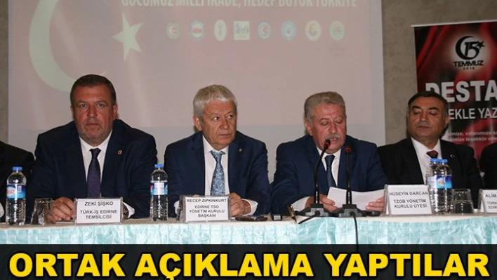 '15 Temmuz'u asla unutmayacağız'