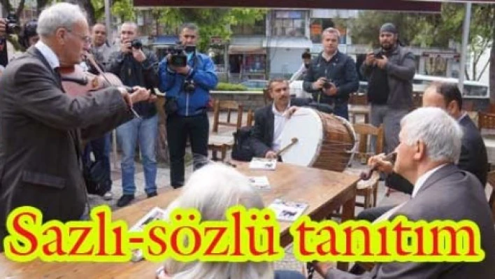 Davullu-Zurnalı kitap tanıtımı