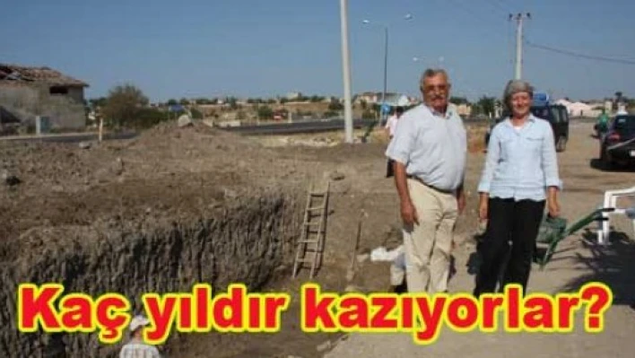 35 yıldır kazılar sürüyor     