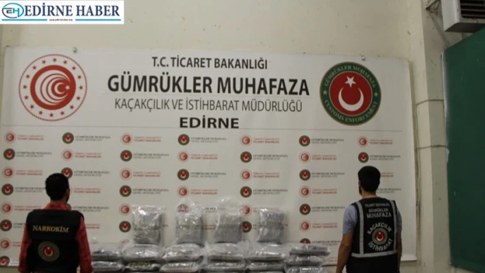69 kilo 872 gram uyuşturucu ele geçirildi
