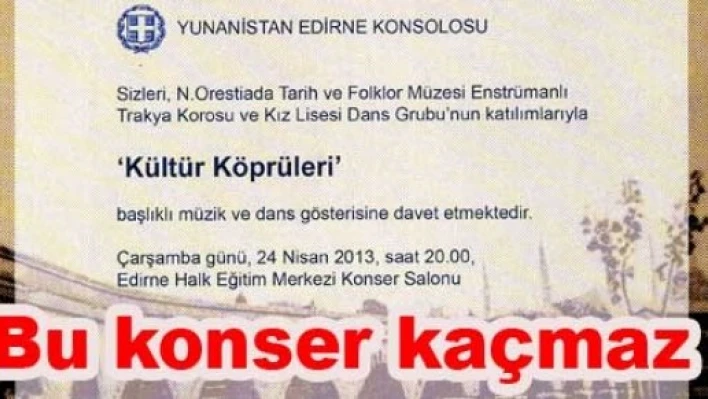 “Kültür Köprüleri” buluşturacak