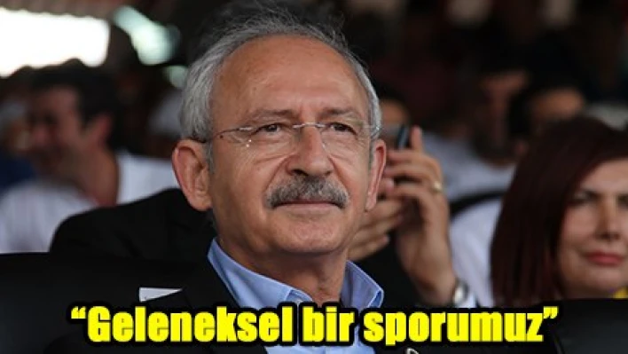 'Geleneksel bir sporumuz'
