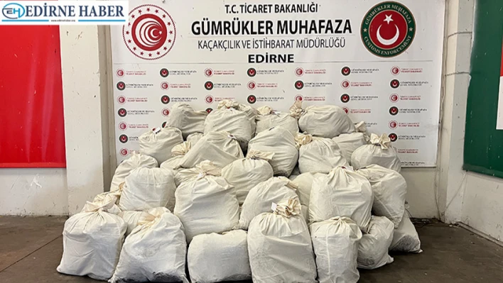 692 kilogram esrar ele geçirildi